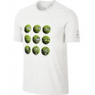 Court T-Shirt Herren - Weiss Grün