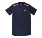 Advantage Polo Jungen - Dunkelblau, Pink