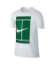 Nike Court Logo Tee weiss / grün